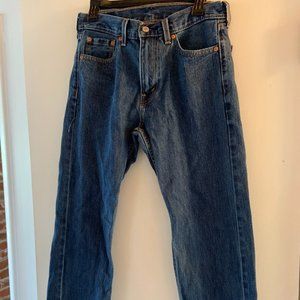 Men's Levi's 505 straight leg jeans,  30x32